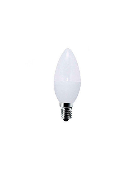 Bombilla sunmatic led mini globo frost smd e14 6w 4200k 470 lumenes luz blanca