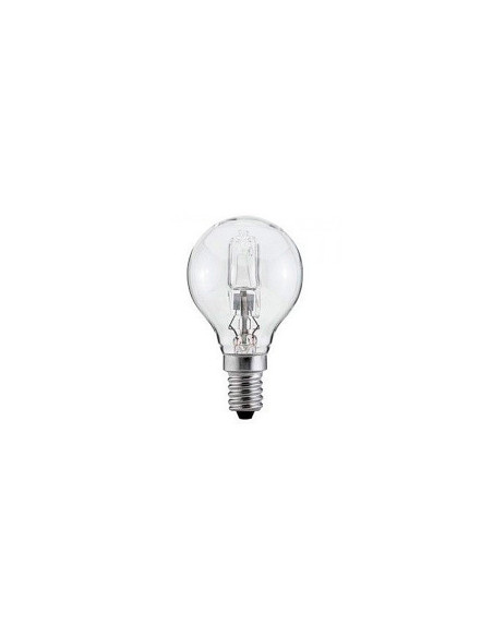 Bombilla sunmatic eco halogena mini globo e14 42w 630 lumenes 2000 horas luz blanca