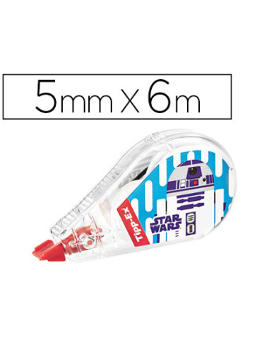 Corrector tipp-ex mini pocket mouse star wars 5 mm x 6 mt