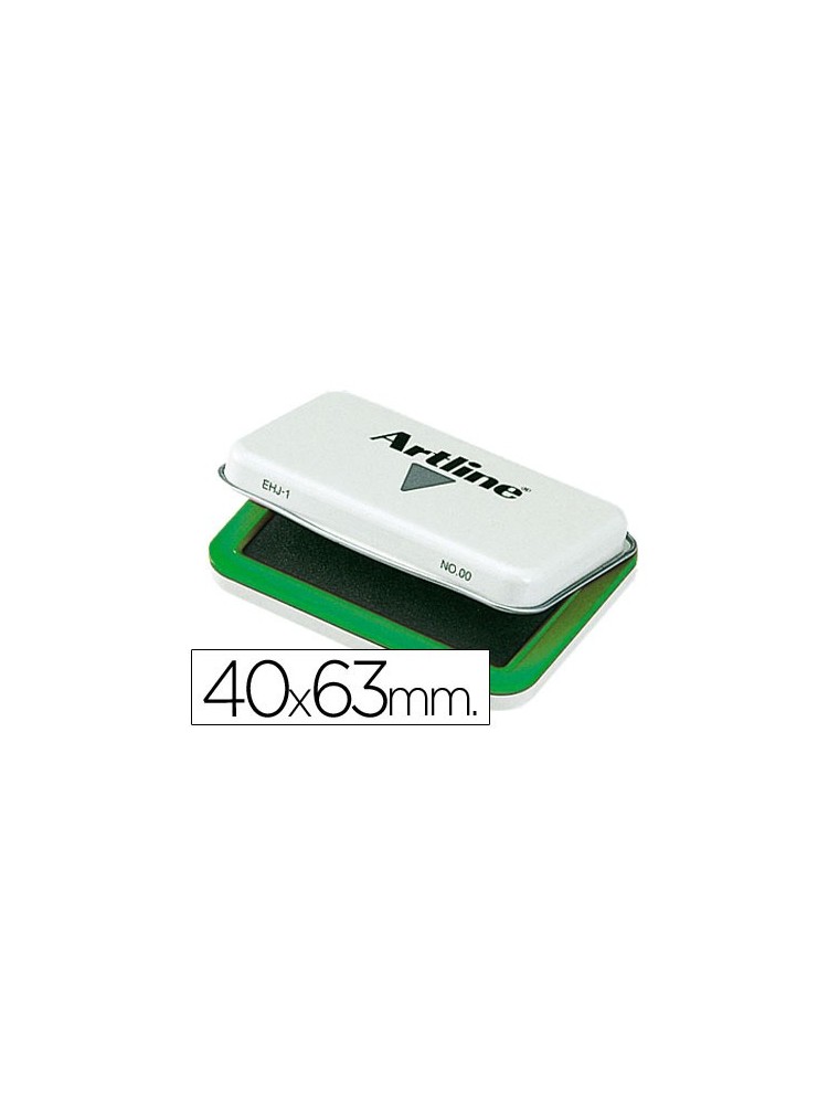 Tampon artline nº00 verde 40x63 mm