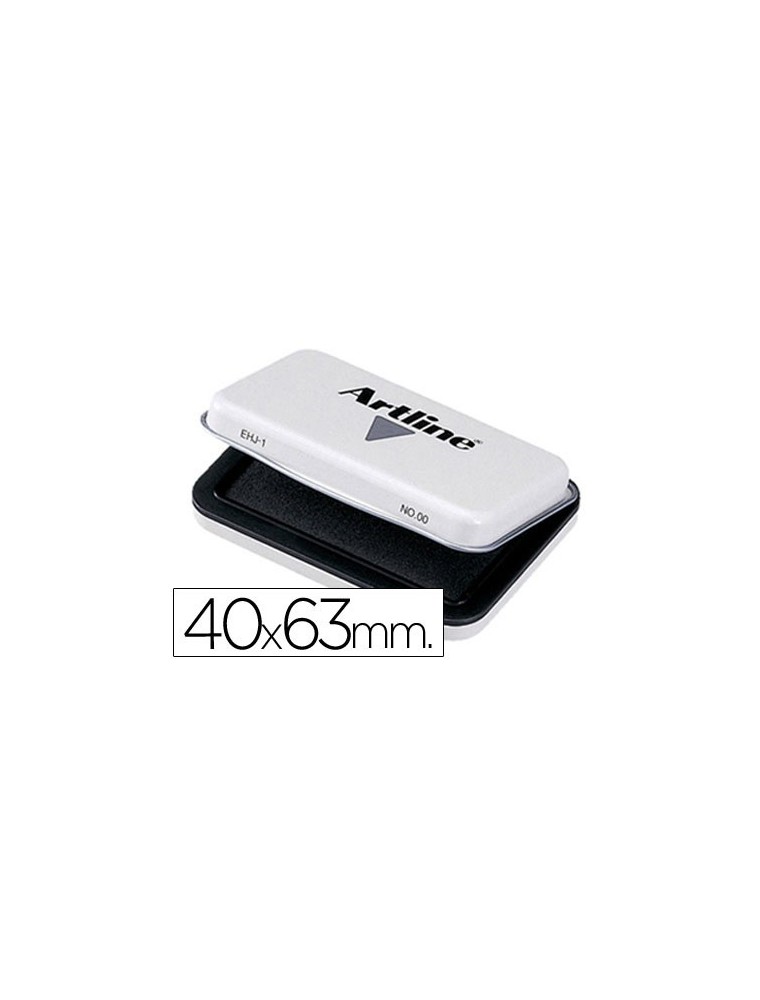 Tampon artline nº00 negro 40x63 mm