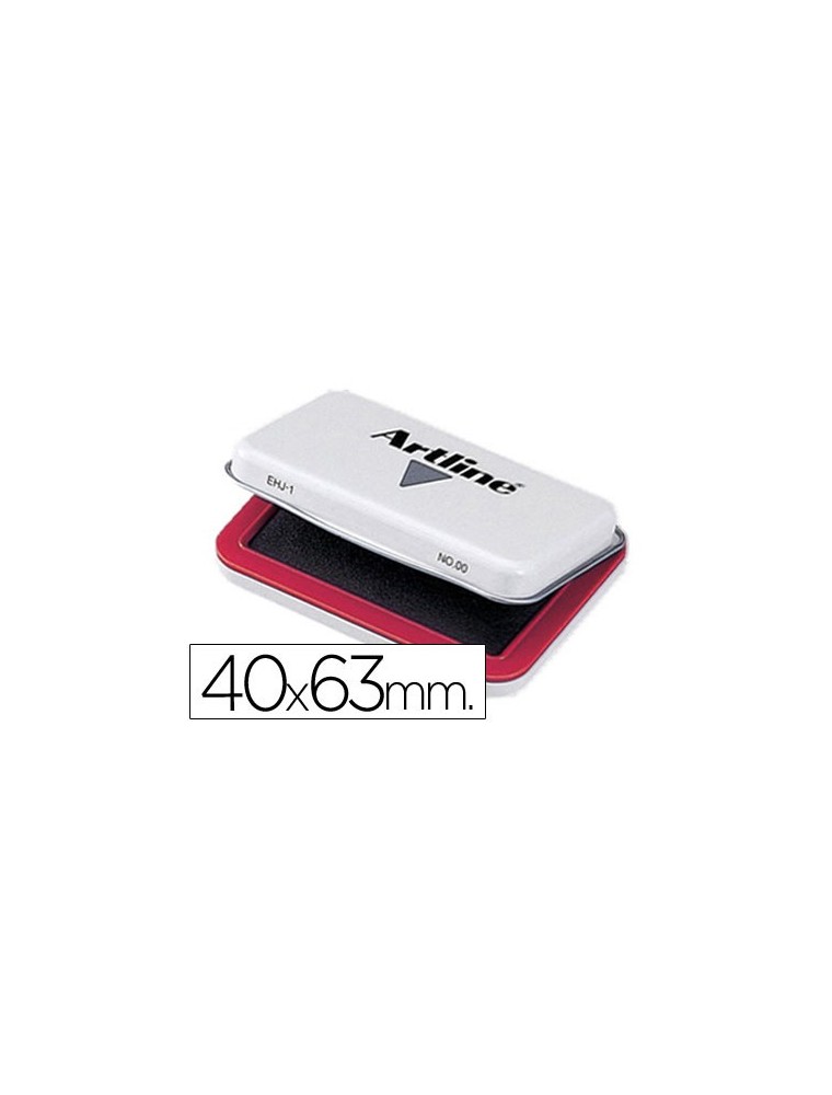 Tampon artline nº00 rojo 40x63 mm