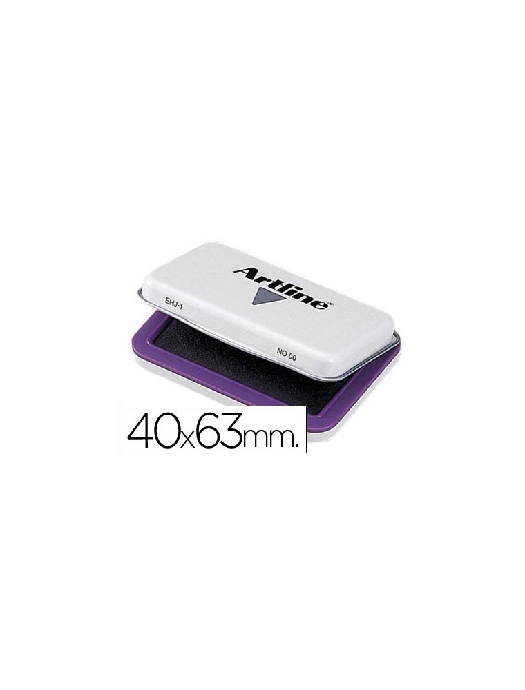 Tampon artline nº00 violeta 40x63 mm