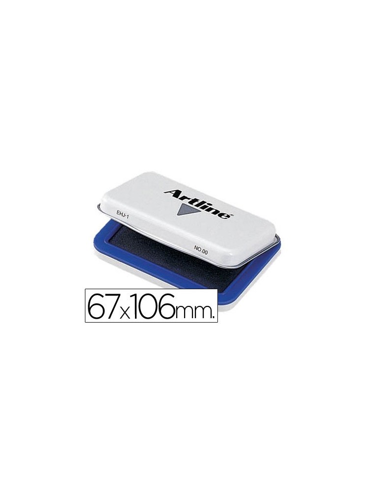 Tampon artline nº1 azul 67x106 mm