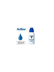 Tinta tampon artline azul frasco de 50 cc