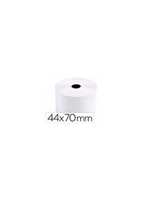 Rollo sumadora termico q-connect 44 mm ancho x 70 mm diametro sin bisfenol a