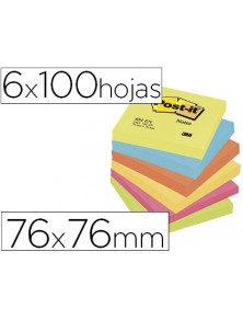 Bloc de notes adhesives de...