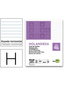 BLOC CARTAS HOLANDESA RAYADO LIDERPAPEL