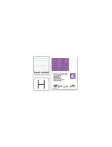 Bloc de cartas liderpapel rayado horizontal holandesa 40 hojas 60gm2