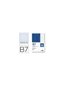 Bloc notas liderpapel cuadro 4mm b7 80 hojas 60gm2 perforado