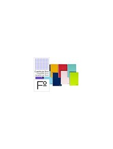 Cuaderno espiral liderpapel folio smart tapa blanda 80h 60gr cuadro 3 mm con margen colores surtidos