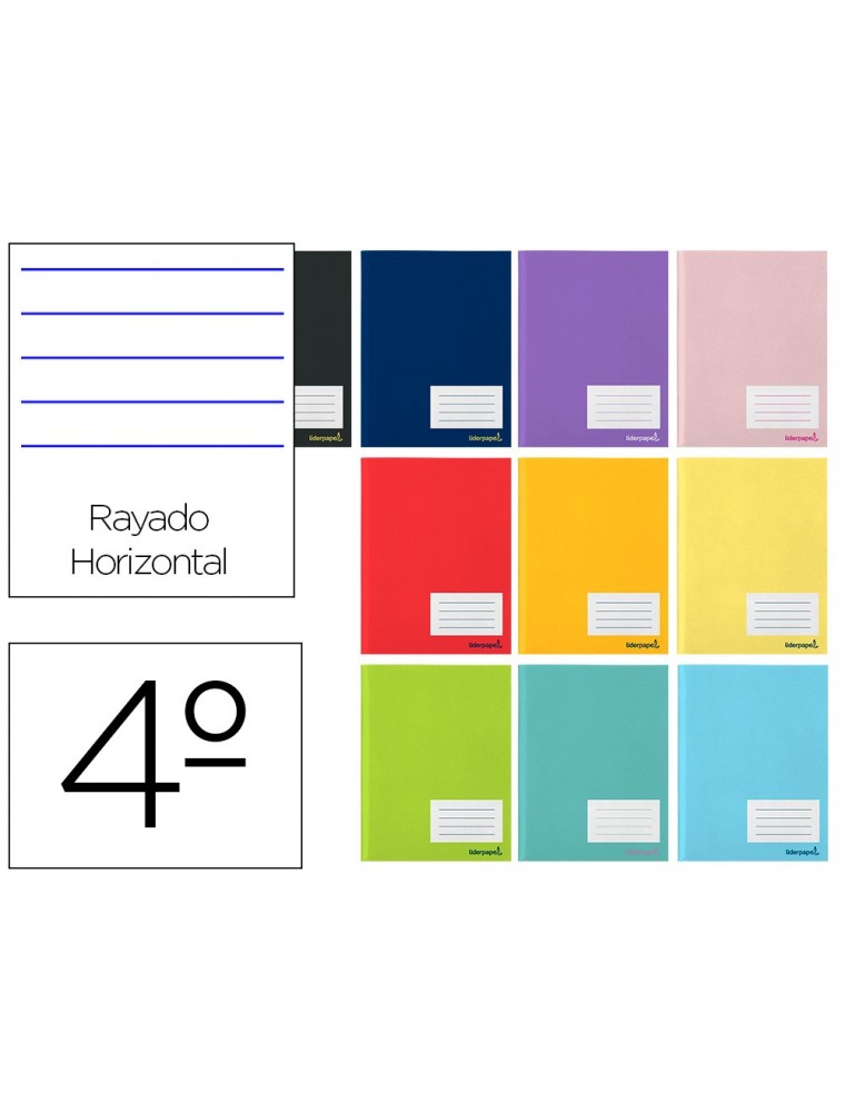 Libreta liderpapel smart a5 32 hojas 60gm2 horizontal con margen