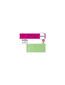 Talonario liderpapel mostrador 60x145 mm tl06 verde con matriz