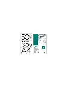 Bloc papel vegetal liderpapel encolado 210x297mm 50 hojas 95gm2