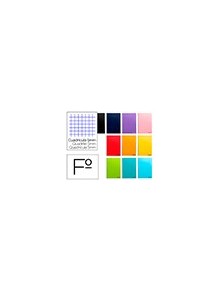 Cuaderno espiral liderpapel folio smart tapa blanda 80h 60gr cuadro 5 mm con margen colores surtidos