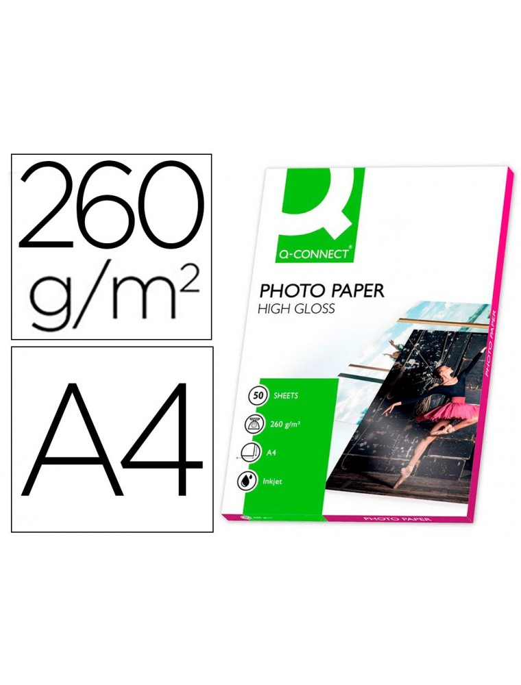 Paper foto Glossy 260 gm². Din A4