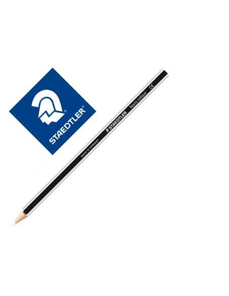 Lapiz de color staedtler wopex ecologico blanco