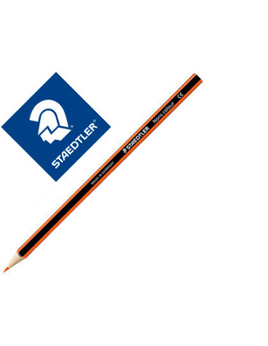 STAEDTLER LÁPICES DE COLORES NORIS COLOUR MADERA WOPEX ECOLÓGICA NARANJA