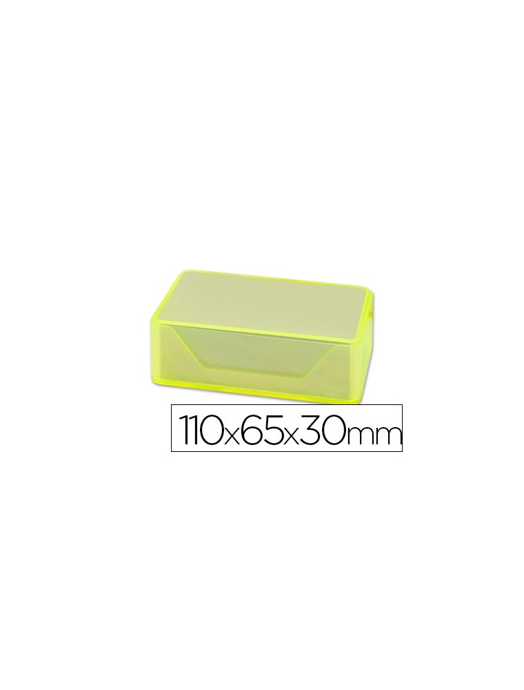 Caja para tarjetas de visitas liderpapel 110x65x30 mm