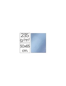 Cartulina liderpapel 50x65 cm 235gm2 metalizada plata