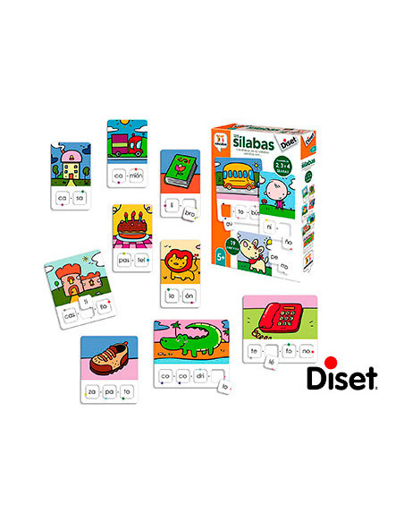 Juego diset didactico las silabas