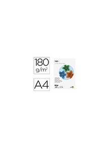 Cartulina liderpapel a4 180gm2 celeste paquete de 100hojas