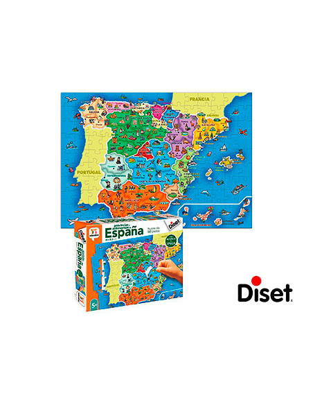 Juego diset didactico provincias de españa