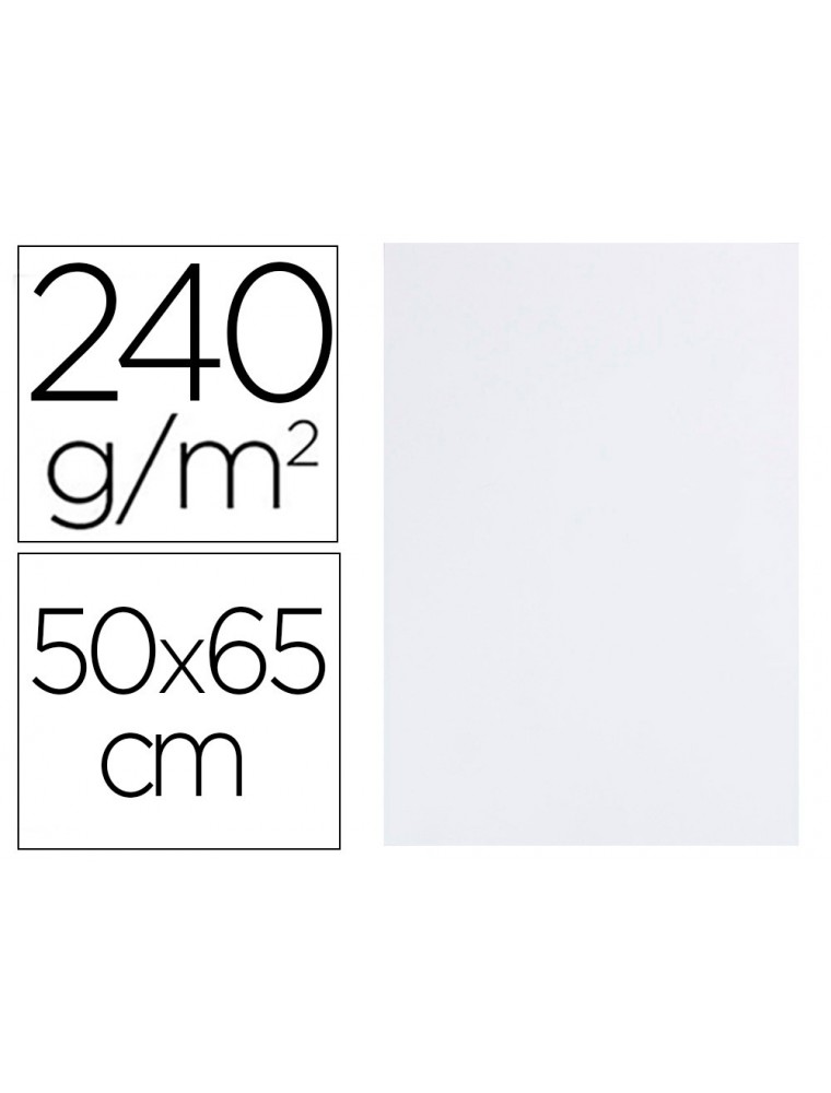 Cartulina liderpapel 50x65 cm 240gm2 blanco