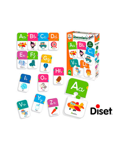 Juego diset educativo el abecedario