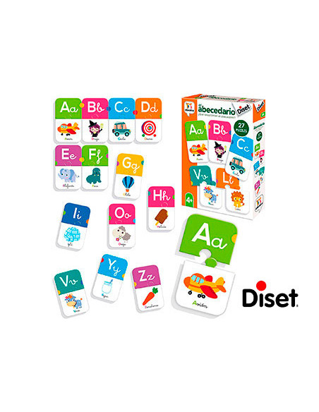 Juego diset educativo el abecedario