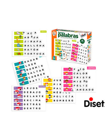 Juego diset didactico formar palabras