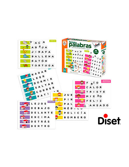 Juego diset didactico formar palabras