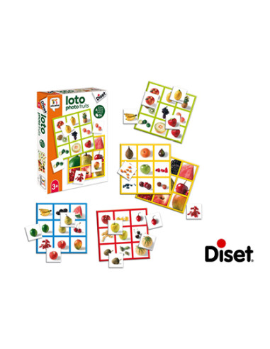 Juego diset educativo loto photo fruits