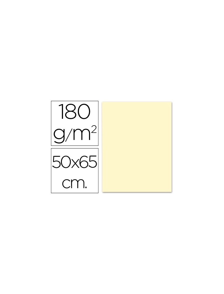 Cartulina liderpapel 50x65 cm 180gm2 crema