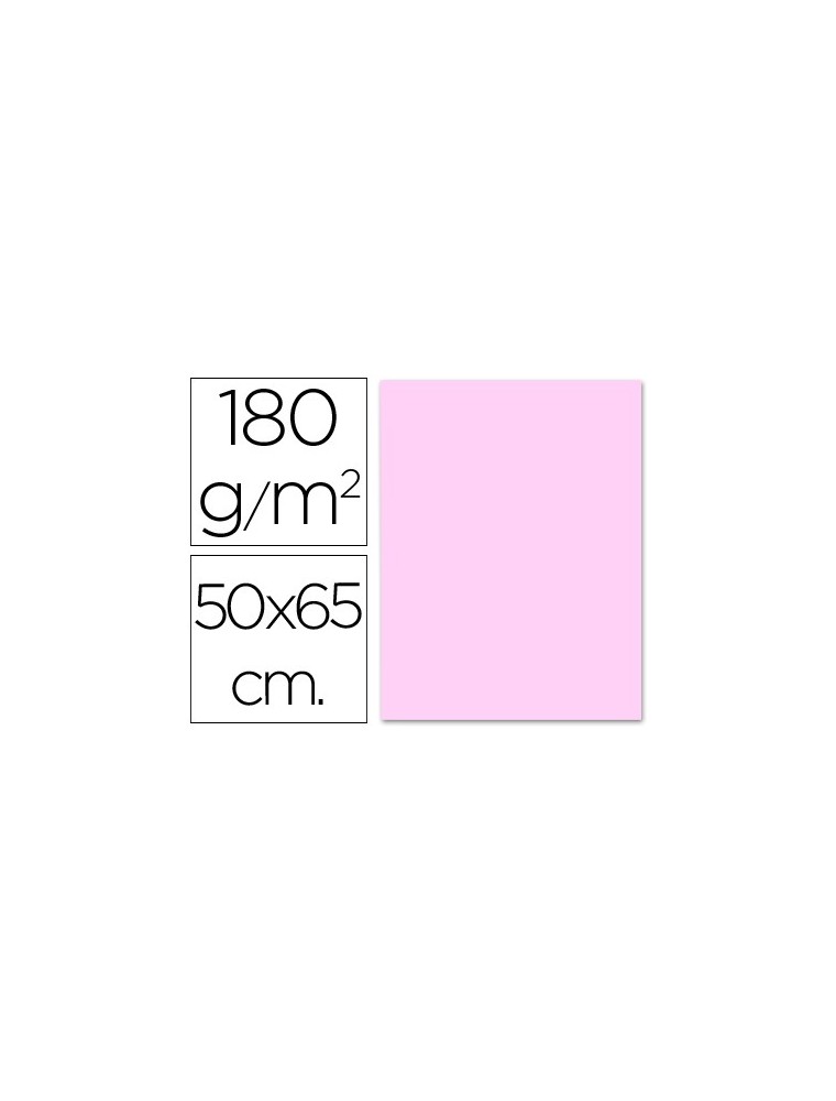 Cartulina liderpapel 50x65 cm 180gm2 rosa