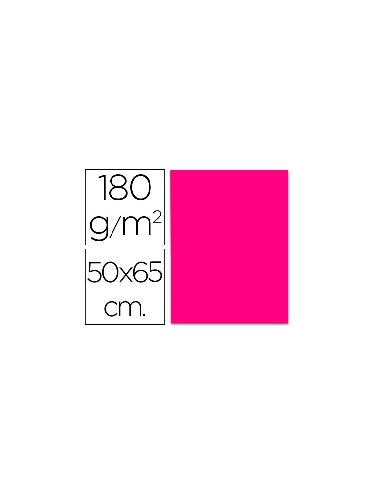 Cartulina liderpapel 50x65 cm 180gm2 fucsia