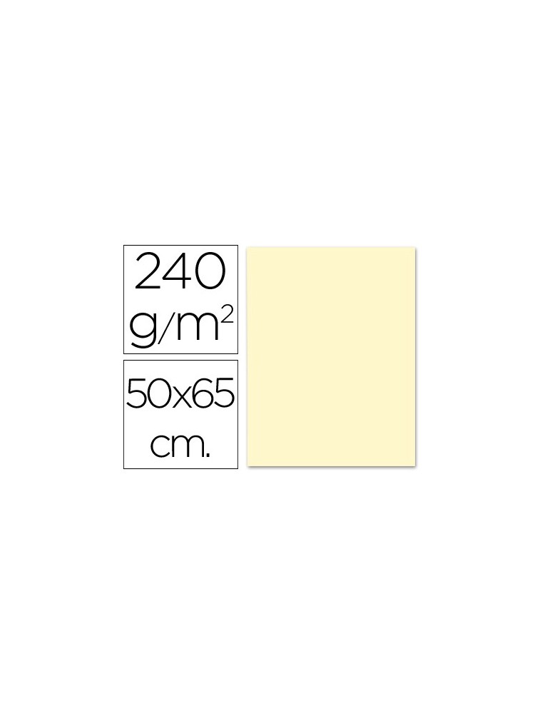 Cartulina liderpapel 50x65 cm 240gm2 crema