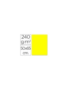 Cartulina liderpapel 50x65 cm 240gm2 amarillo limon