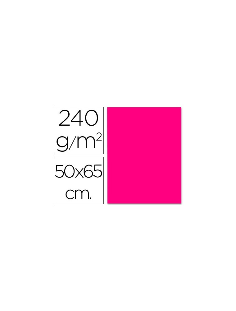 Cartulina liderpapel 50x65 cm 240gm2 fucsia