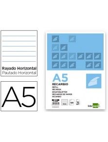 Recambio liderpapel a5 120...