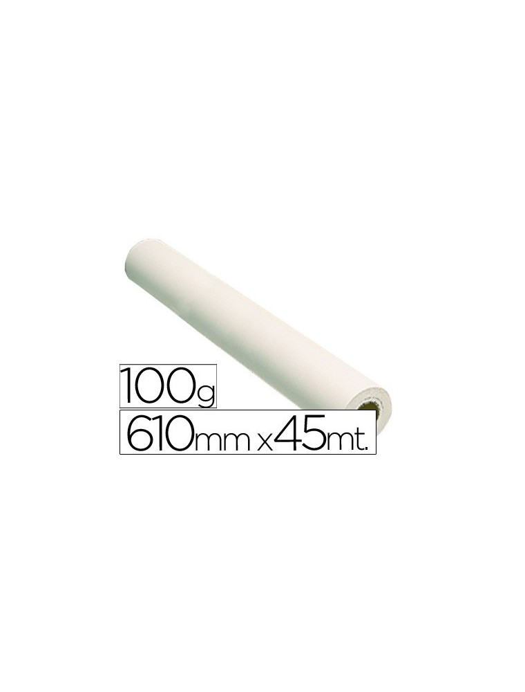 Papel reprografia grafic 100 grs. para plotter -papel estucado blanco mate 610x45 mts. 1440 dpi