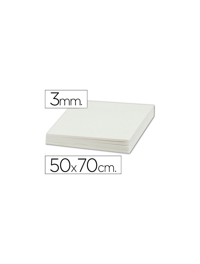 Carton pluma liderpapel doble cara 50x70 cm espesor 3 mm