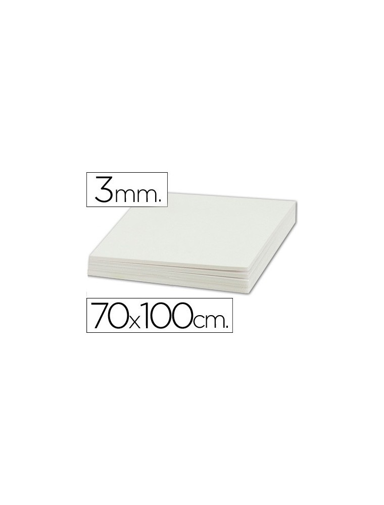 Carton pluma liderpapel doble cara 70x100 cm espesor 3 mm