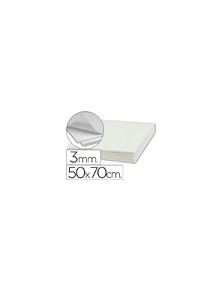 Carton pluma liderpapel adhesivo 1 cara 50x70 cm espesor 3 mm