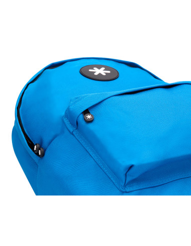 Cartera antartik mochila con asa y bolsillos con cremallera color azul 310x160x410 mm