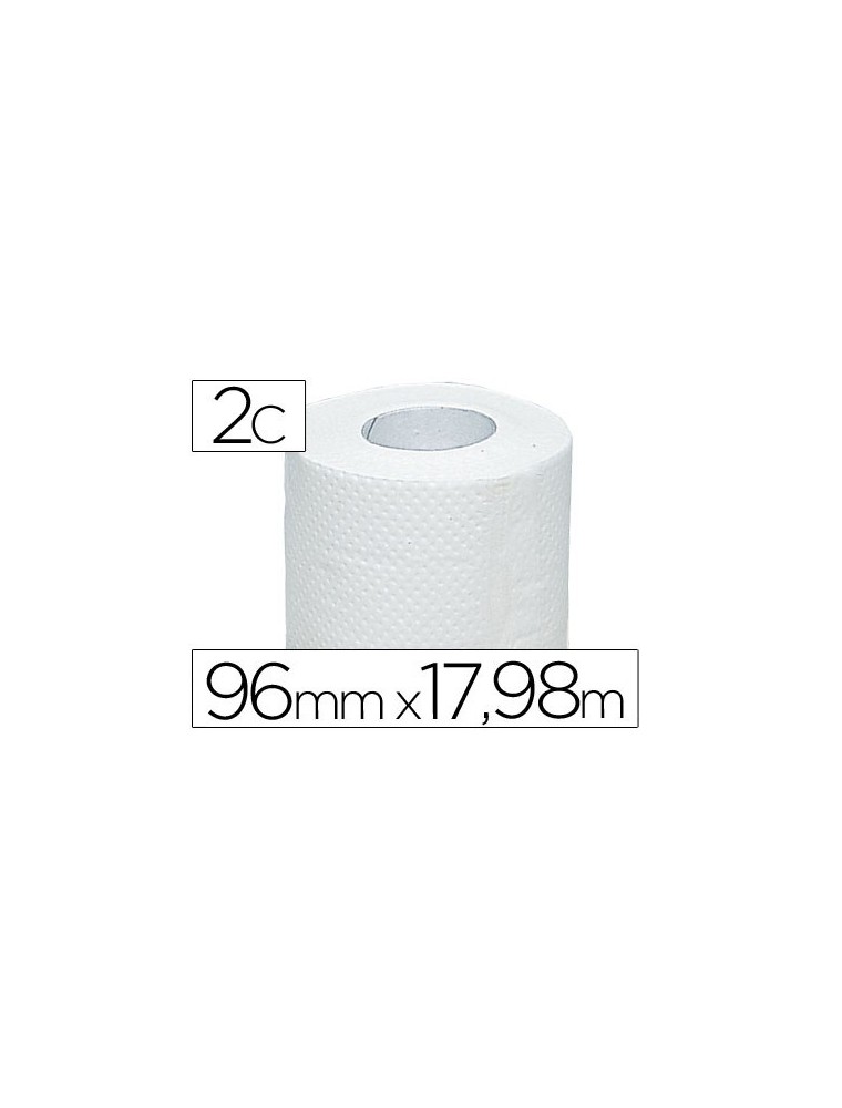 Papel higienico olimpic 2 capas-96,3mm ancho x 17,98m largo paquete de 4 rollos