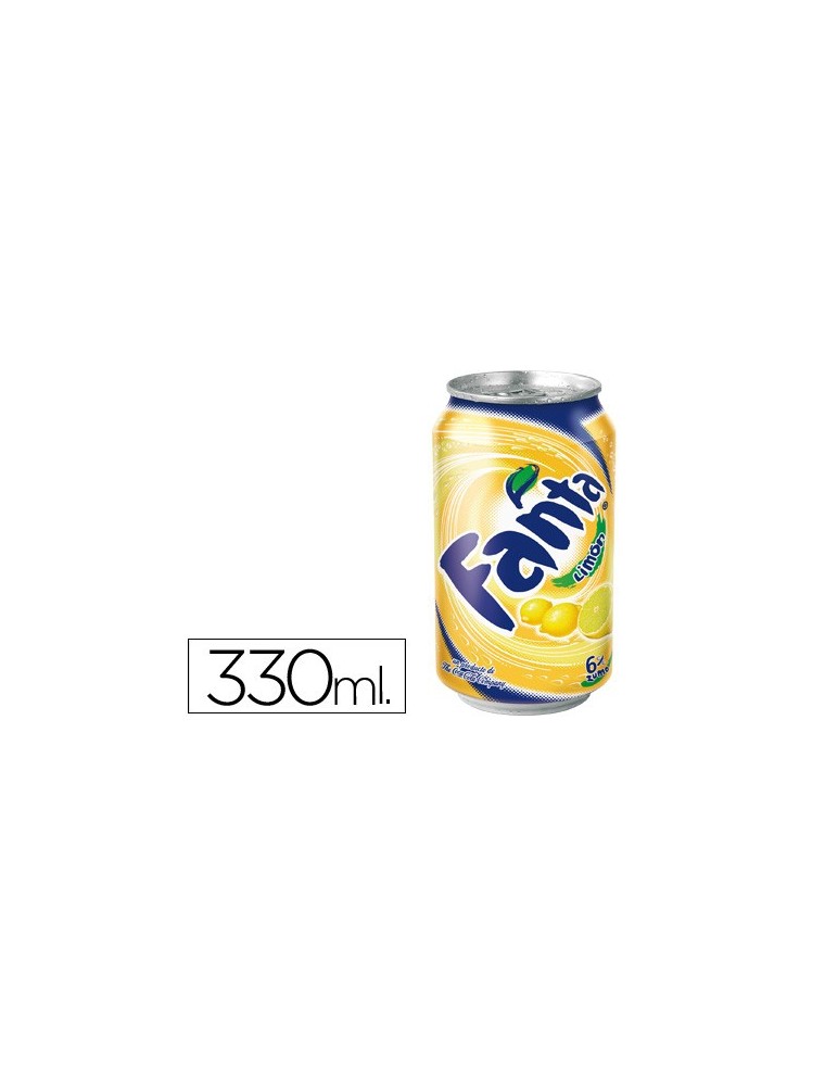 Refresco fanta limon lata 330 ml