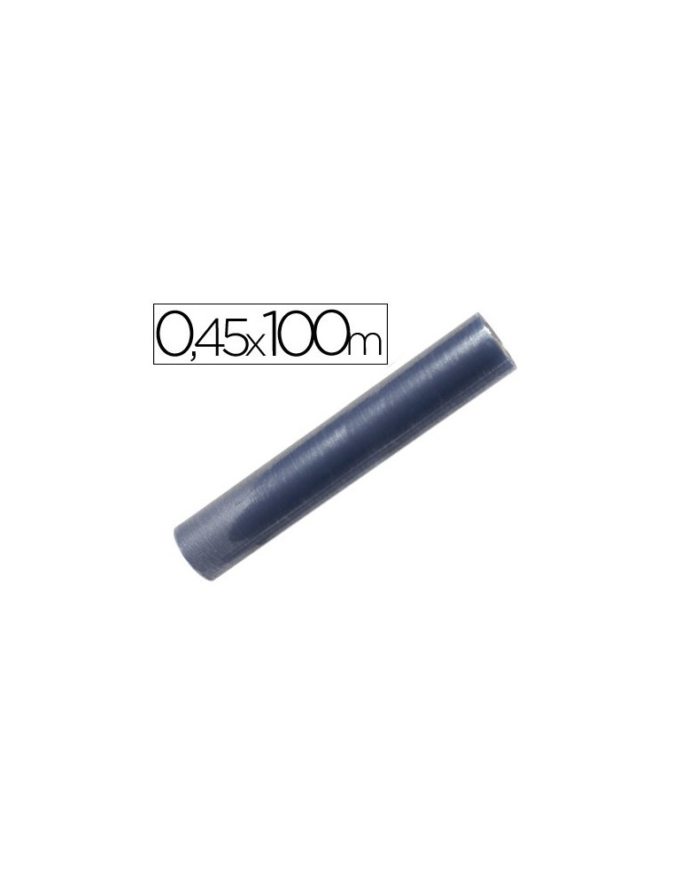 Rollo plastico forralibros 0,45x100 mt