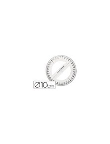 Circulo plastico liderpapel 10 cm