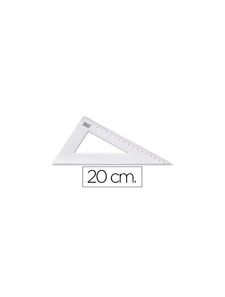 Cartabon liderpapel 20 cm plastico cristal